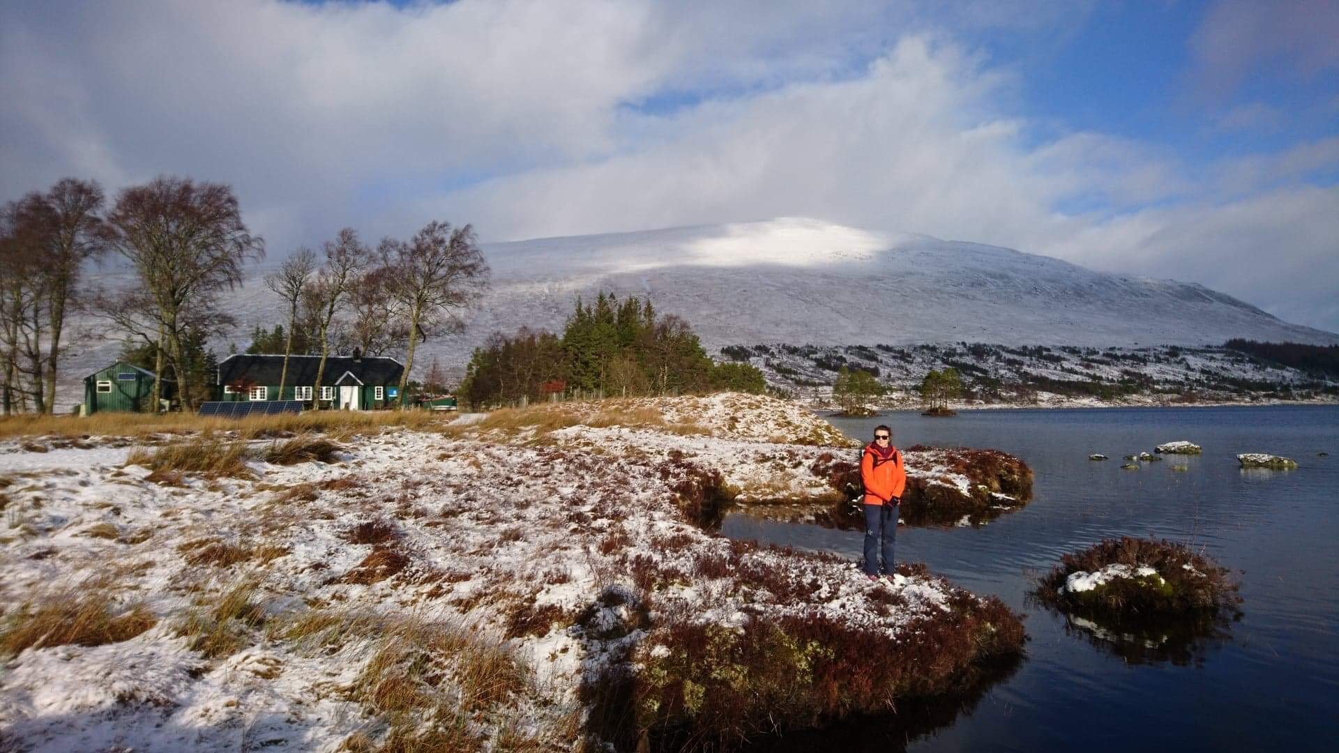 Hiking at Loch Ossian